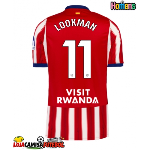 Camisa de Futebol Atletico Madrid Ademola Lookman #11 Equipamento Principal 2026-27 Manga Curta